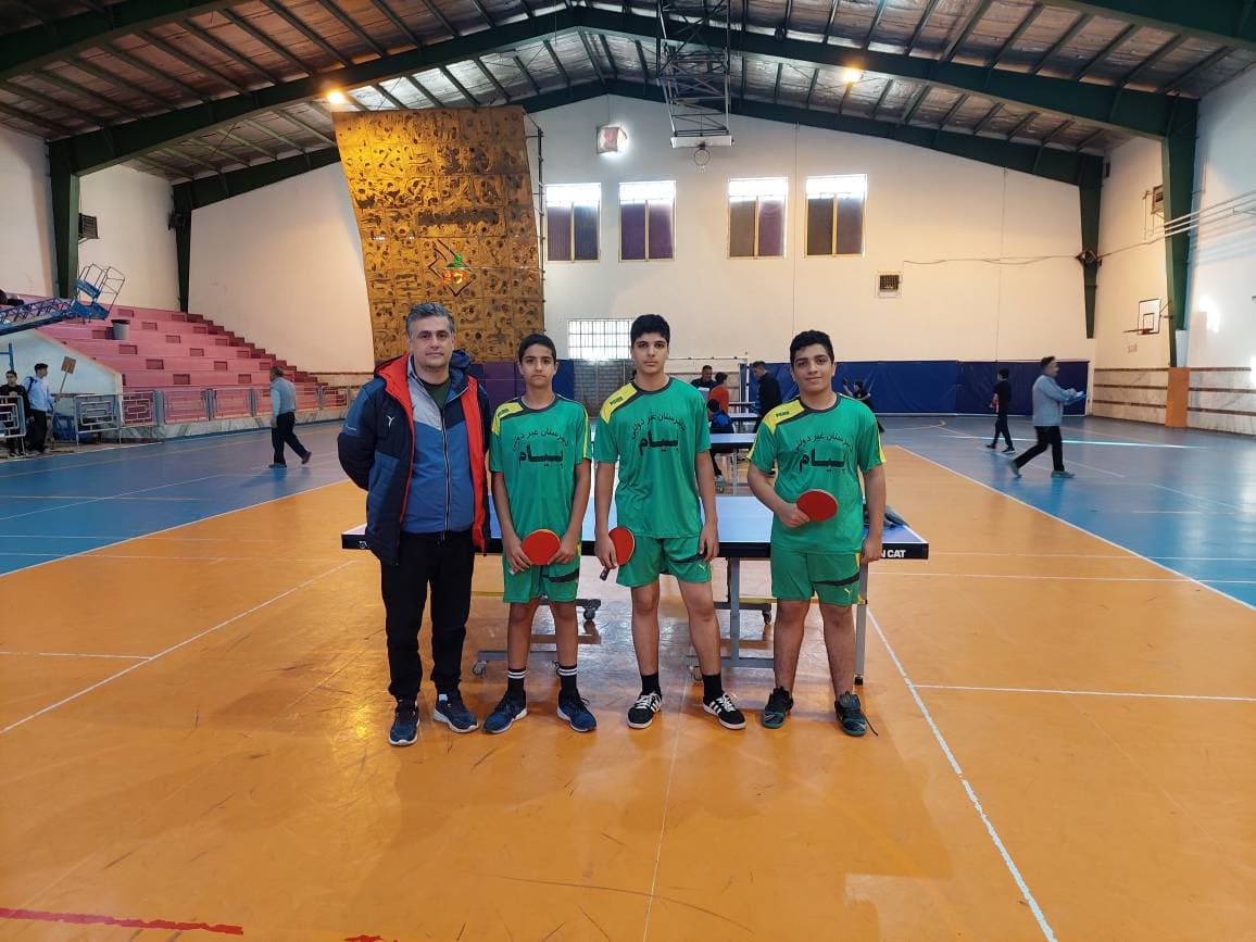 تیم تنیس روی میز دبیرستان غیردولتی پیام (1403)